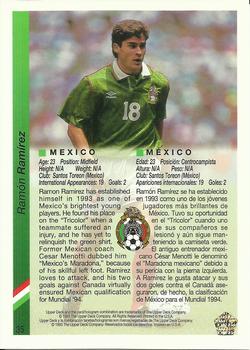 1993 Upper Deck World Cup Preview (English/Spanish) #35 Ramon Ramirez Back
