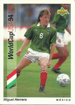 1993 Upper Deck World Cup Preview (English/Spanish) #36 Miguel Herrera Front