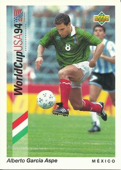 1993 Upper Deck World Cup Preview (English/Spanish) #38 Alberto Garcia Aspe Front