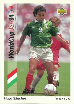 1993 Upper Deck World Cup Preview (English/Spanish) #45 Hugo Sanchez Front