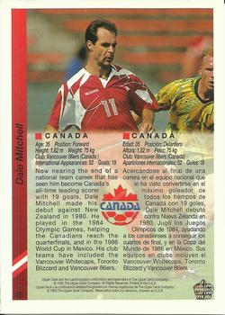 1993 Upper Deck World Cup Preview (English/Spanish) #48 Dale Mitchell Back