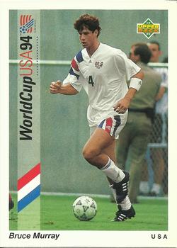 1993 Upper Deck World Cup Preview (English/Spanish) #4 Bruce Murray Front
