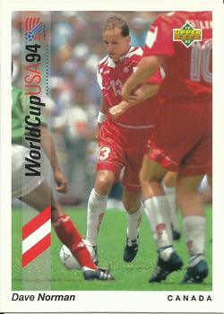 1993 Upper Deck World Cup Preview (English/Spanish) #50 Dave Norman Front