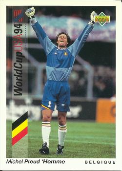 1993 Upper Deck World Cup Preview (English/Spanish) #69a Michel Preud'Homme Front