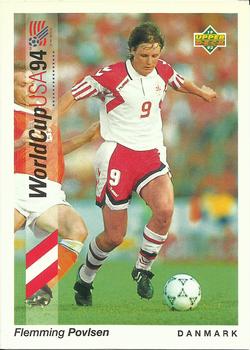 1993 Upper Deck World Cup Preview (English/Spanish) #76 Flemming Povlsen Front
