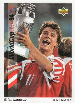 1993 Upper Deck World Cup Preview (English/Spanish) #77 Brian Laudrup Front