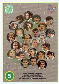 1997-98 Futera Celtic Fans Selection - Foil #5 Team Puzzle Back