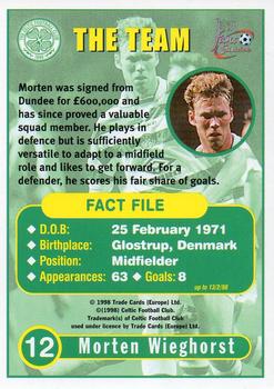 1997-98 Futera Celtic Fans Selection - Foil #12 Morten Wieghorst Back