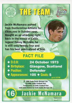 1997-98 Futera Celtic Fans Selection - Foil #16 Jackie McNamara Back