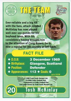 1997-98 Futera Celtic Fans Selection - Foil #20 Tosh McKinlay Back