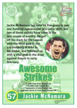 1997-98 Futera Celtic Fans Selection - Foil #57 Jackie McNamara Back