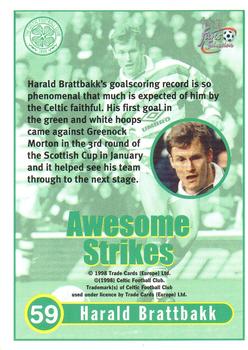 1997-98 Futera Celtic Fans Selection - Foil #59 Harald Brattbakk Back