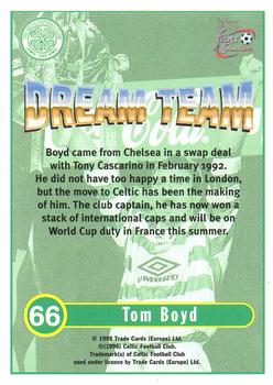 1997-98 Futera Celtic Fans Selection - Foil #66 Tom Boyd Back