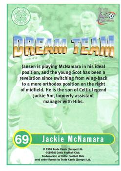 1997-98 Futera Celtic Fans Selection - Foil #69 Jackie McNamara Back