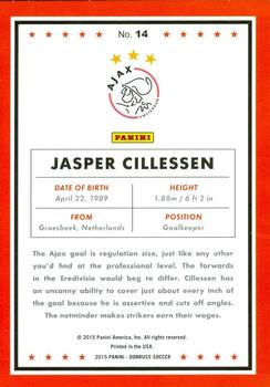 2015 Donruss #14 Jasper Cillessen Back