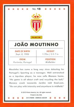 2015 Donruss #18 Joao Moutinho Back