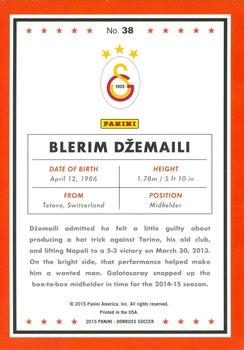2015 Donruss #38 Blerim Dzemaili Back