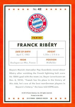 2015 Donruss #42 Franck Ribery Back