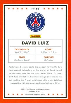 2015 Donruss #55 David Luiz Back