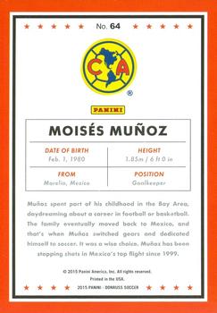 2015 Donruss #64 Moises Munoz Back