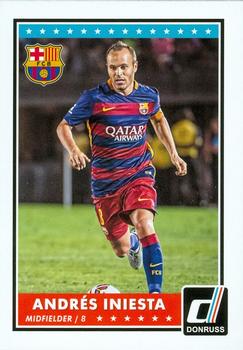 2015 Donruss #72 Andres Iniesta Front