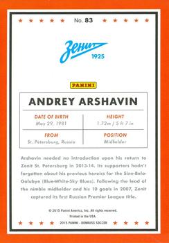 2015 Donruss #83 Andrey Arshavin Back