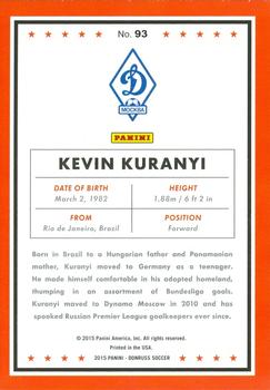2015 Donruss #93 Kevin Kuranyi Back