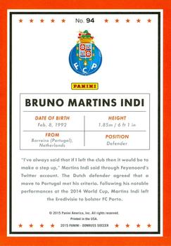 2015 Donruss #94 Bruno Martins Indi Back