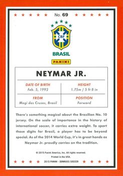 2015 Donruss #69 Neymar Jr Back
