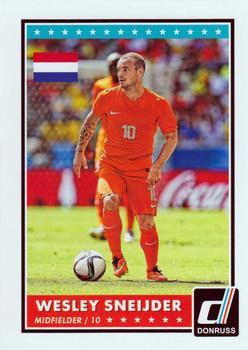2015 Donruss #36 Wesley Sneijder Front