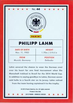 2015 Donruss #44 Philipp Lahm Back