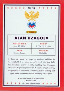 2015 Donruss #48 Alan Dzagoev Back
