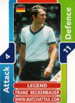 2006 Topps Match Attax World Cup - Legends #5 Franz Beckenbauer Front