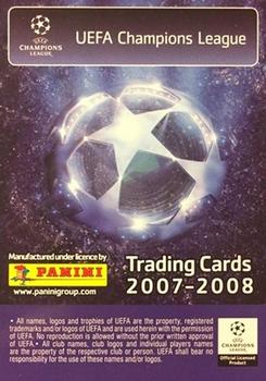 2007-08 Panini UEFA Champions League Update (UK Edition) #U3 Marco Ballotta Back