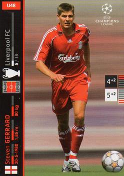 2007-08 Panini UEFA Champions League Update (UK Edition) #U48 Steven Gerrard Front