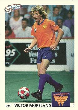 1991 Soccer Shots MSL #004 Victor Moreland  Front