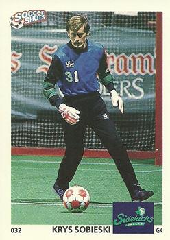 1991 Soccer Shots MSL #032 Krys Sobieski  Front