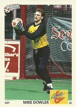 1991 Soccer Shots MSL #041 Mike Dowler  Front