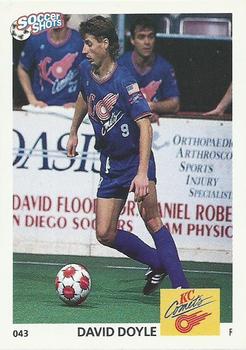 1991 Soccer Shots MSL #043 David Doyle  Front