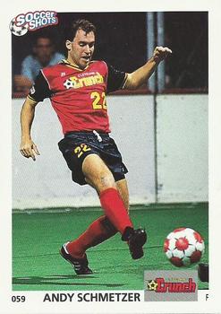 1991 Soccer Shots MSL #059 Andy Schmetzer  Front