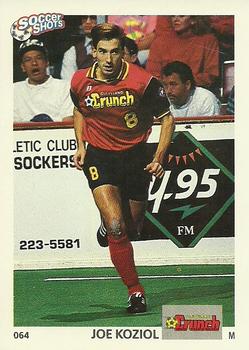 1991 Soccer Shots MSL #064 Joe Koziol  Front