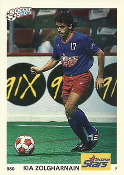 1991 Soccer Shots MSL #080 Kia Zolgharnain Front