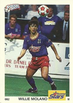 1991 Soccer Shots MSL #082 Willie Molano  Front