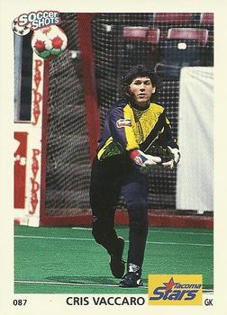 1991 Soccer Shots MSL #087 Cris Vaccaro  Front