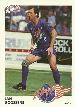1991 Soccer Shots MSL - All-Star #9 Jan Goossens Front
