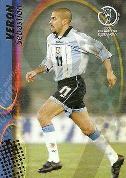 2002 Panini World Cup #25 Juan Sebastian Veron Front