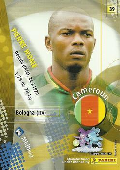 2002 Panini World Cup #39 Pierre Wome Back