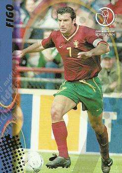 Playmaker Luis Figo Portugal Futera Fußball 3D-Trading Cards 2002