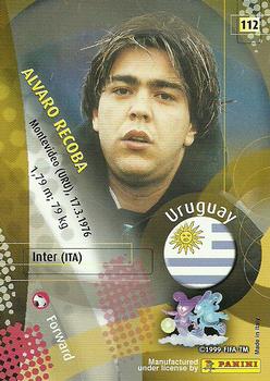 2002 Panini World Cup #112 Alvaro Recoba  Back