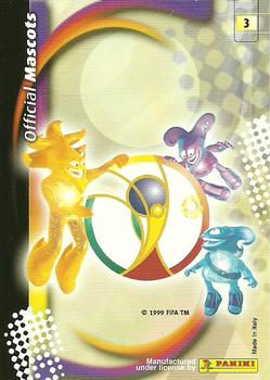 2002 Panini World Cup #3 Official Mascots Back